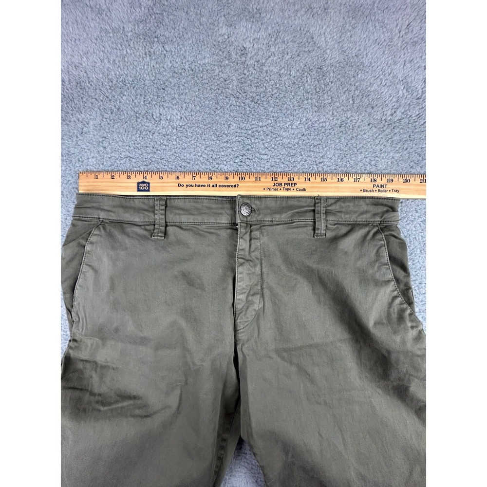 Mavi Jeans Johnny Slim Leg Chino Pants Mens 38x28 Olive Green Cotton Stretch - Picture 8 of 14
